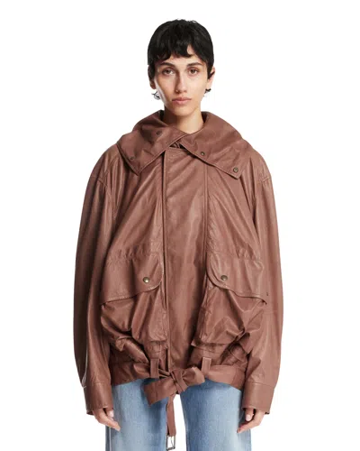 Calvin Klein Brown Isa Bomber Jacket