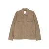 Calvin Klein Suede Shirt Jacket Clothing In Brown