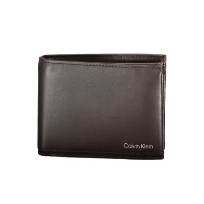 Calvin Klein Brown Leather Men Men's Wallet