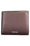 CALVIN KLEIN BROWN LEATHER WALLET