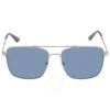 Calvin Klein Blue Navigator Men's Sunglasses Ck19136s 045 57 In Brown