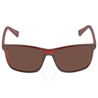 Calvin Klein Brown Rectangular Men's Sunglasses Ck19568s 601 58