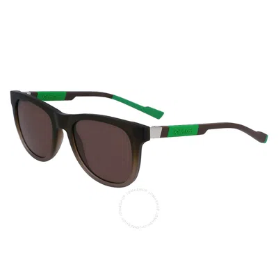 Calvin Klein Brown Square Men's Sunglasses Ck23507s 027 53 In Gray