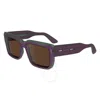 Calvin Klein Brown Square Men's Sunglasses Ck23538s 515 55