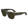 Calvin Klein Brown Square Men's Sunglasses Ck24510s 260 51 In Green