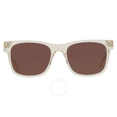 Calvin Klein Brown Square Unisex Sunglasses Ck21507s 740 53