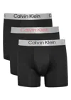 Calvin Klein Brushed Microfibre Stretch-jersey Boxer Briefs In Black