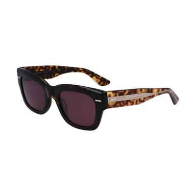 Calvin Klein Burgundy Rectangular Men's Sunglasses Ck23509s 220 51 In Multi