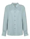 Calvin Klein Long Sleeve Shirt In Blue