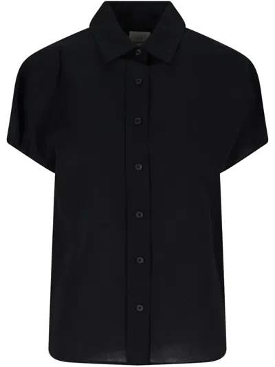Calvin Klein Button-down Shirt In Black
