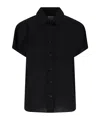 Calvin Klein Button-down Shirt In Black