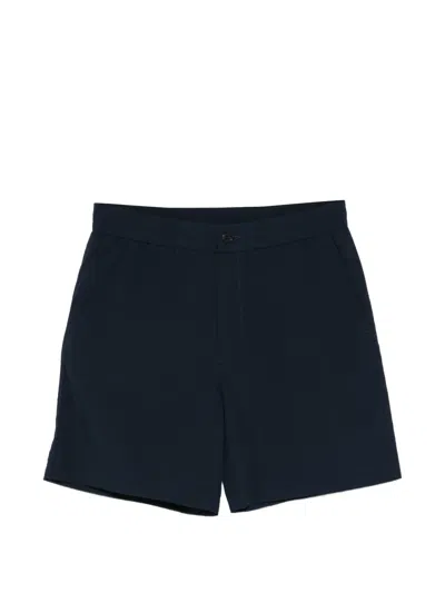 Calvin Klein Button Shorts In Blue