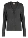 Calvin Klein Buttoned Cardigan In Black