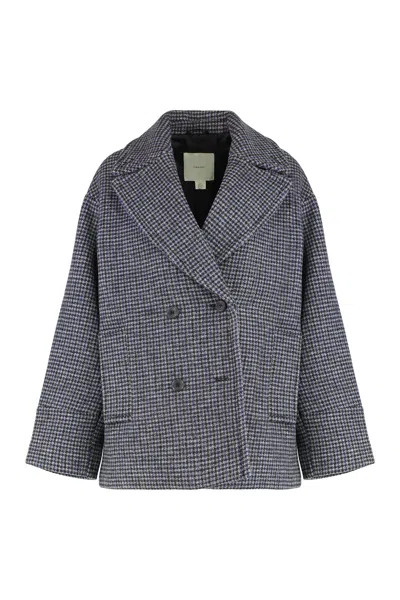 CALVIN KLEIN CABAN IN HOUNDSTOOTH