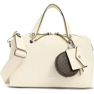 Calvin Klein Cali Top Handle Satchel In White