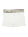 Calvin Klein Logo-detail Waistband Briefs In White