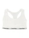 Calvin Klein Icon Cotton Modal Unlined Bralette In White