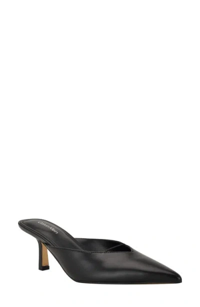 Calvin Klein Camily Pointed Toe Mule In Multi