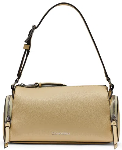 Calvin Klein Camryn Small Shoulder Bag In Yellow