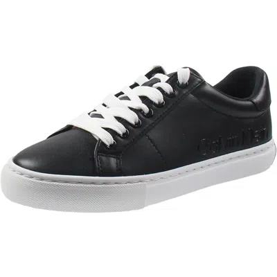 Calvin Klein Camzy Womens Faux Leather Lace-up Running & Training Shoes In Multi
