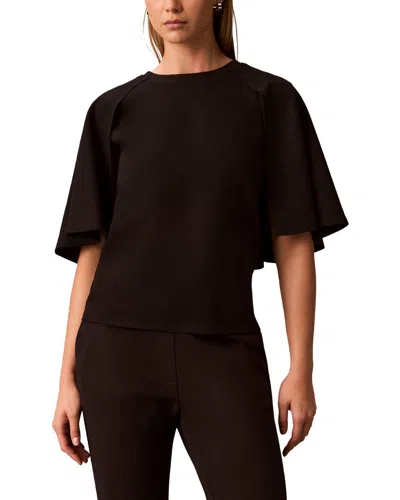 Calvin Klein Cape Top In Brown