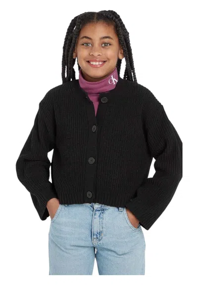 Calvin Klein Kids' Cardigan Baby  In Black