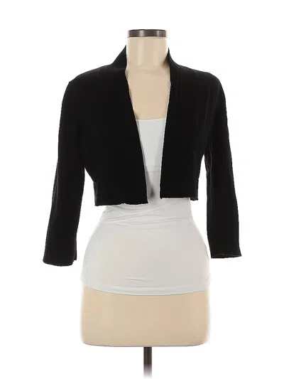 Pre-owned Calvin Klein Cardigan Sweater In Black