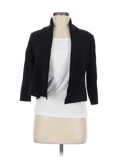 Pre-owned Calvin Klein Cardigan Sweater In Black