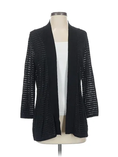Pre-owned Calvin Klein Cardigan Sweater In Black