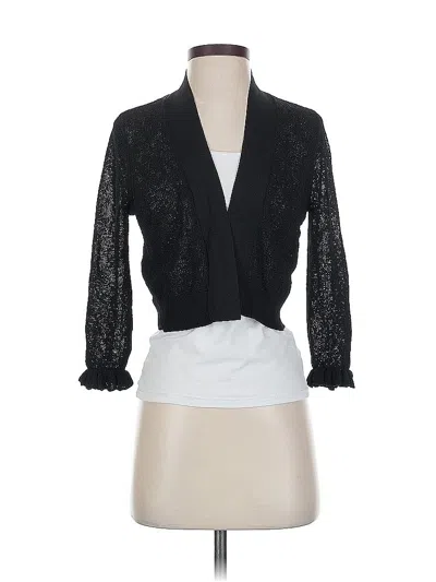 Pre-owned Calvin Klein Cardigan Sweater In Black