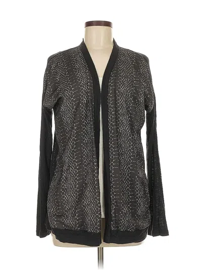 Pre-owned Calvin Klein Cardigan Sweater In Black