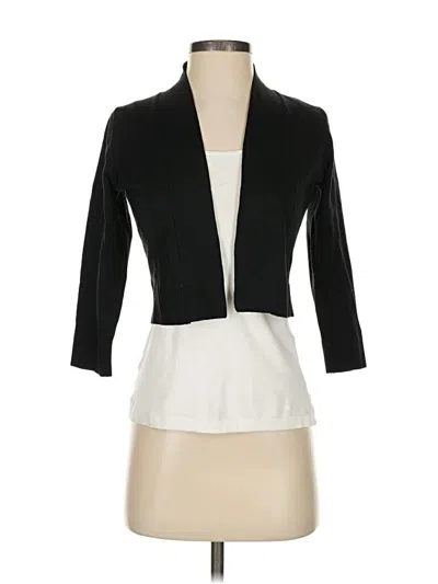 Pre-owned Calvin Klein Cardigan Sweater In Black