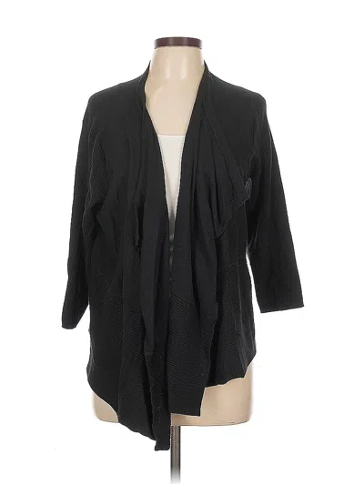 Pre-owned Calvin Klein Cardigan Sweater In Black