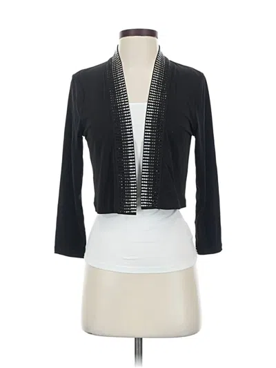 Pre-owned Calvin Klein Cardigan Sweater In Black