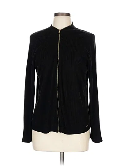 Pre-owned Calvin Klein Cardigan Sweater In Black