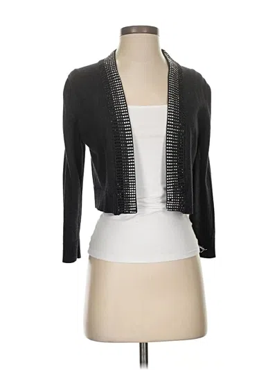 Pre-owned Calvin Klein Cardigan Sweater In Black