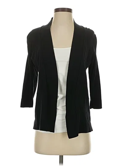 Pre-owned Calvin Klein Cardigan Sweater In Black