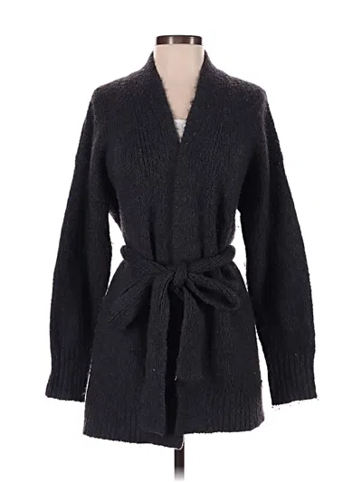 Pre-owned Calvin Klein Cardigan Sweater In Black