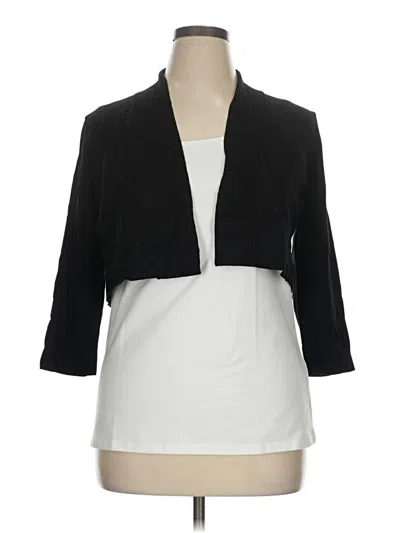 Pre-owned Calvin Klein Cardigan Sweater In Black