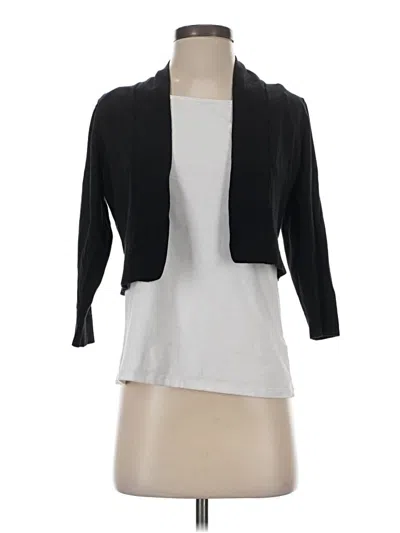 Pre-owned Calvin Klein Cardigan Sweater In Black