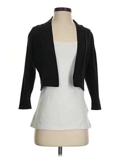 Pre-owned Calvin Klein Cardigan Sweater In Black