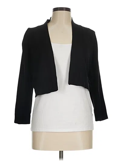 Pre-owned Calvin Klein Cardigan Sweater In Black