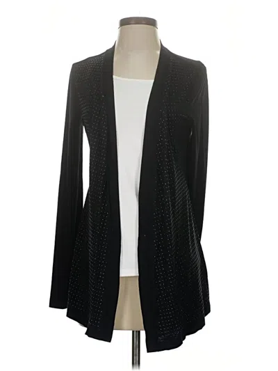 Pre-owned Calvin Klein Cardigan Sweater In Black