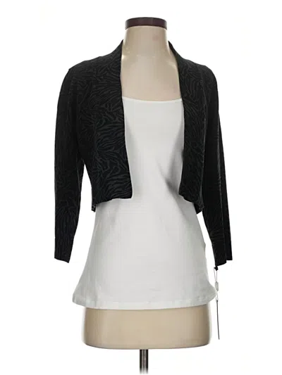 Pre-owned Calvin Klein Cardigan Sweater In Black