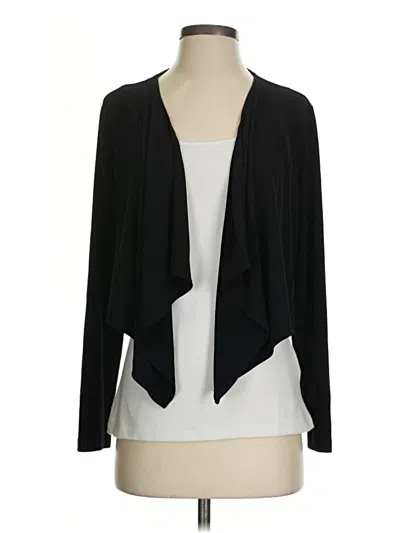 Pre-owned Calvin Klein Cardigan Sweater In Black