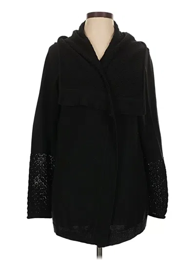 Pre-owned Calvin Klein Cardigan Sweater In Black