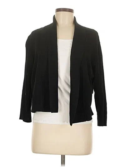 Pre-owned Calvin Klein Cardigan Sweater In Black