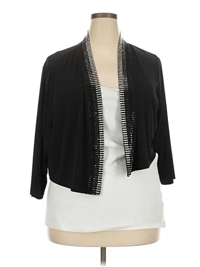 Pre-owned Calvin Klein Cardigan Sweater In Black