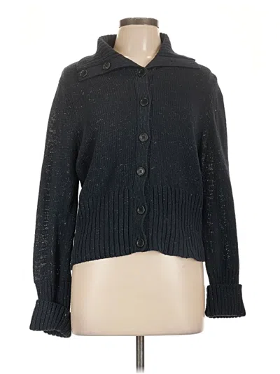 Pre-owned Calvin Klein Cardigan Sweater In Black