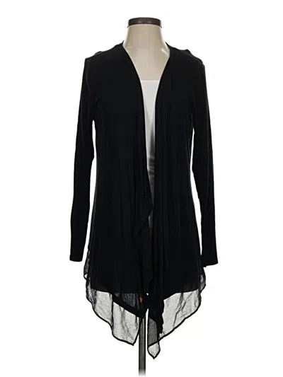 Pre-owned Calvin Klein Cardigan Sweater In Black